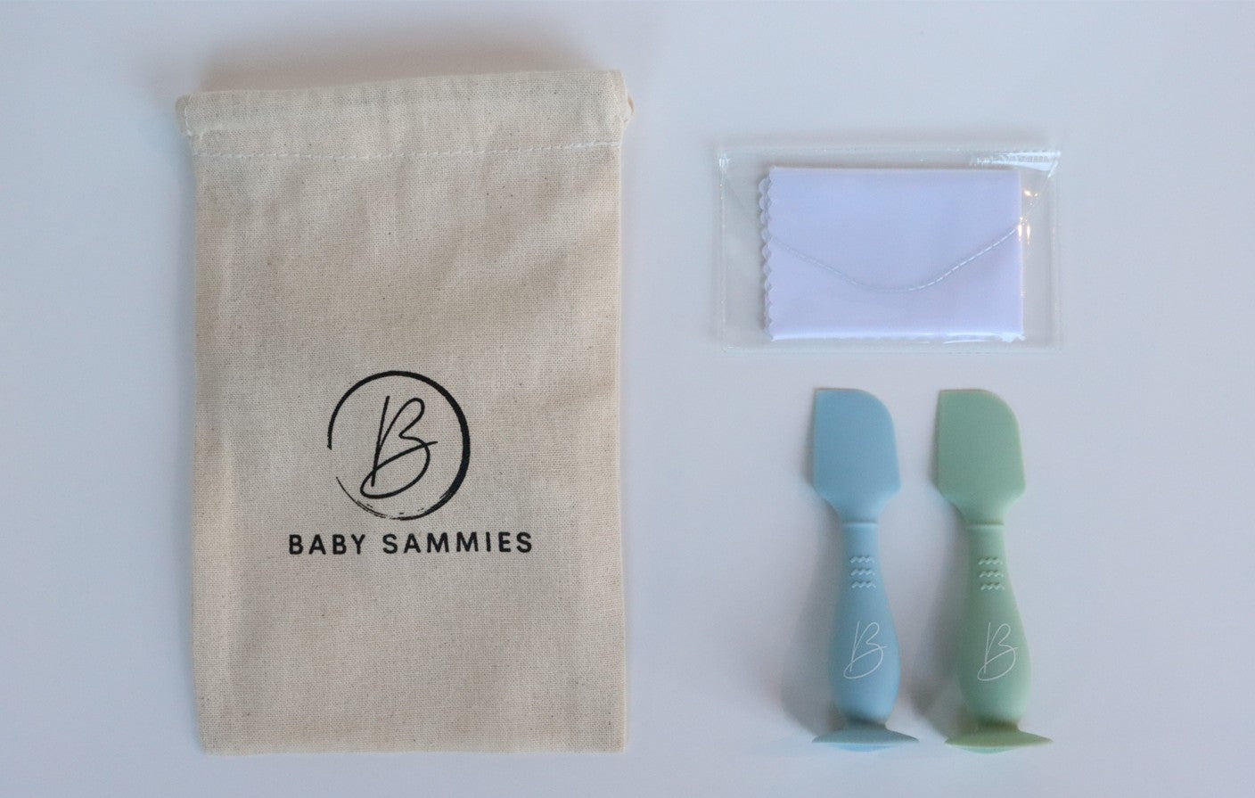 Set of 2 nappy cream applicators