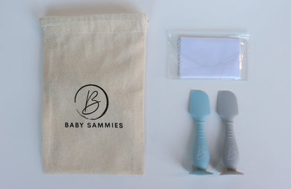 Set of 2 nappy cream applicators