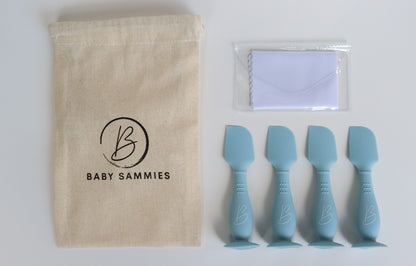 Set of 4 nappy cream applicators