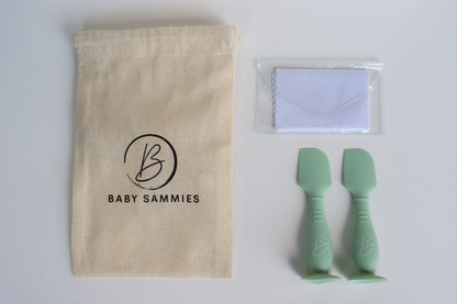 Set of 2 nappy cream applicators