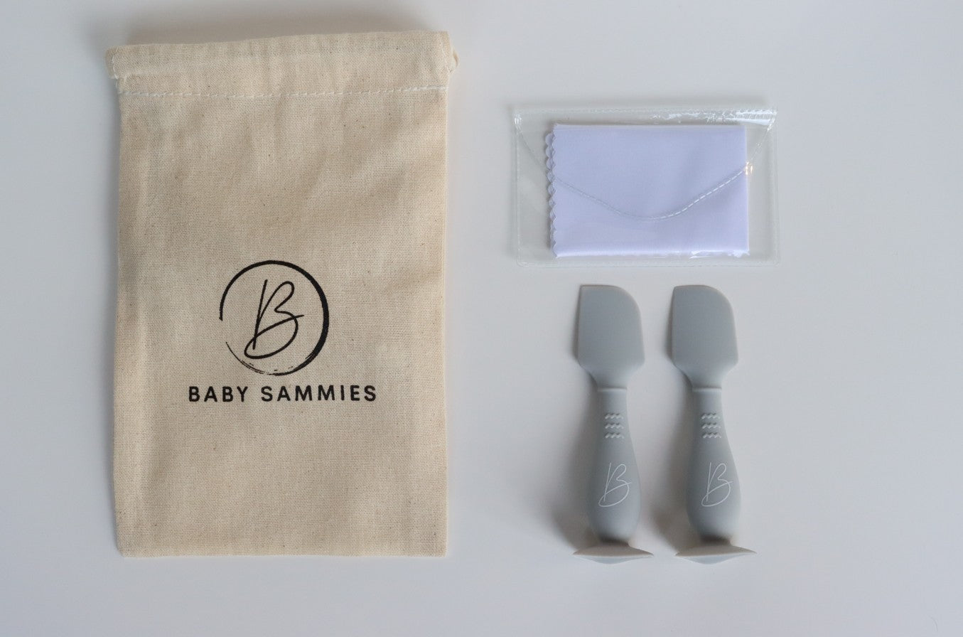 Set of 2 nappy cream applicators