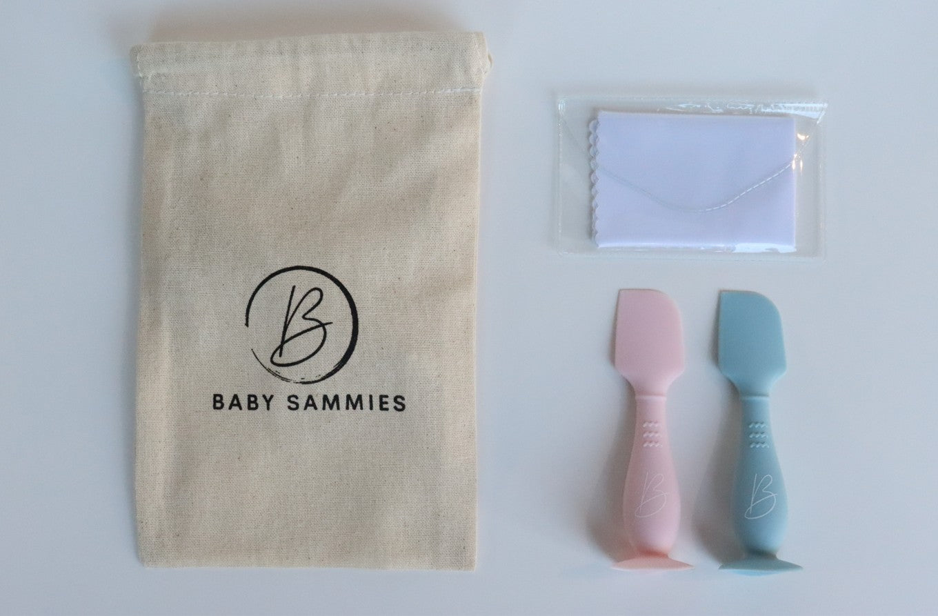 Set of 2 nappy cream applicators