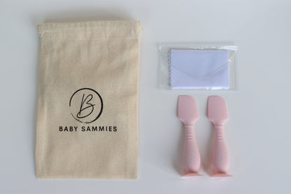 Set of 2 nappy cream applicators