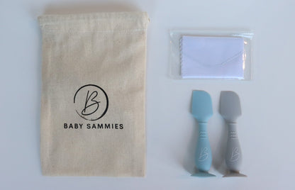 Set of 2 nappy cream applicators